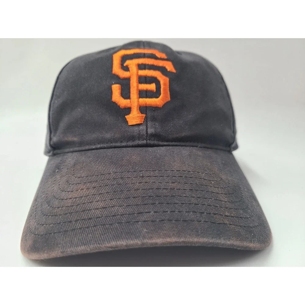 Youth San Francisco Giants 47 Brand Adjustable Hat Cap Boys MLB‎ Baseball Black
